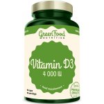 Greenfood Nutrition Vitamin D3 4000IU 90 kapslí – Hledejceny.cz