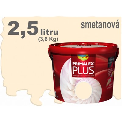 Primalex Plus 2,5 l - smetanová – Zbozi.Blesk.cz