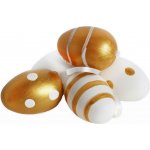 Vajíčka závěs pvc 12ks/6cm zlatá – Hledejceny.cz