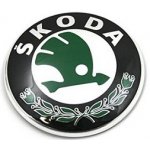 Znak ŠKODA 90mm černá zelená 3U5853621B – Zboží Mobilmania