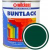 Barva ve spreji Wilckens Německá syntetická vrchní barva pololesk Buntlack Seidenglaenzend 750 ml RAL 6005 - mechová zelená