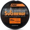 Rybářské lanko Fox International Potápivá šnůra Submerge Orange sinking braid x 600m 0.20mm 35lb 15.8kg