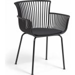 Kave Home Černá plastová zahradní židle LaForma Surpika – Zboží Dáma