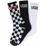 VANS BOYS CLASSIC CREW SOCKS Black Checkerboard – Hledejceny.cz