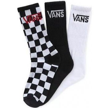 VANS BOYS CLASSIC CREW SOCKS Black Checkerboard