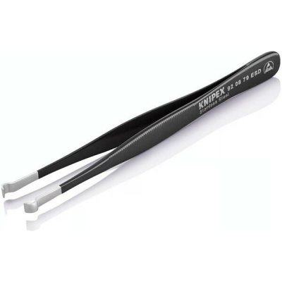 Knipex 92 08 79 ESD - Pinzeta 120mm osazovací, rovná, precizní, pro elektroniku, antimagnetická NEREX (INOX), ESD – Zboží Dáma