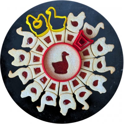 Vykrajovátko na linecký talíř - Drůbež | Formičky na velikonoční linecké – Hledejceny.cz