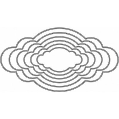 Wiler Vyřezávací šablona Bubliny 6 ks – Sleviste.cz