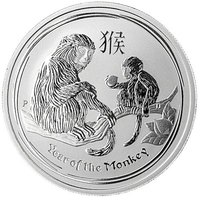 Perth Mint Stříbrná mince Rok Opice 1 oz Lunar II 2016 1 oz – Sleviste.cz