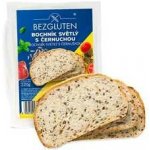 BEZGLUTEN Chléb bílý s černuchou bez lepku 220 g – Zboží Dáma