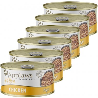 Applaws Kitten Chicken 6 x 70 g – Hledejceny.cz