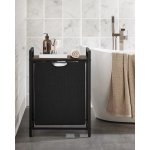 Houseland Vasagle Ovules 65 l černý – Zboží Dáma