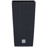 Květináč RATO SQUARE 20 x 20 x 37,6 cm antracitový – Hledejceny.cz