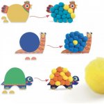 DJECO Kreativní sada Bambulkové tvoření zvířátek – Zboží Mobilmania