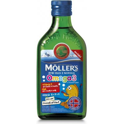 Mollers Omega 3 Ovocná příchuť 250ml