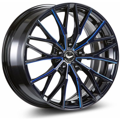 Barracuda Project THREE 8,5x19 5x112 ET43 gloss black flash blue | Zboží Auto