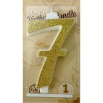 Dortisimo Svíčka velká zlatá číslo 7 – Hledejceny.cz
