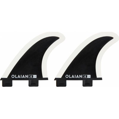 Olaian 2 boční ploutvičky Soft Edge pro Longboard s úchyty FCS 1 Fusion – Zboží Mobilmania