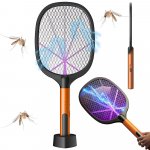 Verk Plácačka na mouchy elektrická s UV světlem černá 24062 – Zboží Dáma