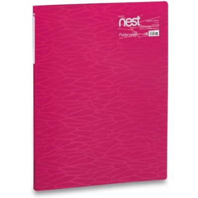 Katalogová kniha FolderMate Nest, A4, 20 listů Barva: Růžová – Zboží Mobilmania