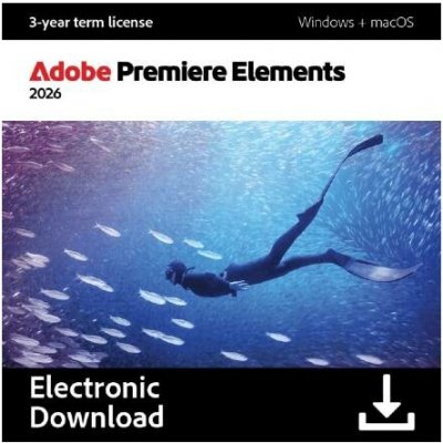 Adobe Premiere Elements 2026 - 3 roky – Zboží Živě