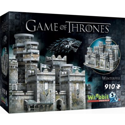 Wrebbit 3D puzzle Hra o trůny: Winterfell 910 ks – Zboží Mobilmania