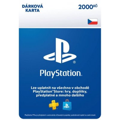 PlayStation Store 2000 Kč