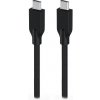 usb kabel Genius 32590006400 nabíjecí ACC-C2CC-3A, USB-C na USB-C, 3A, PD60W, opletený, 100cm, černý