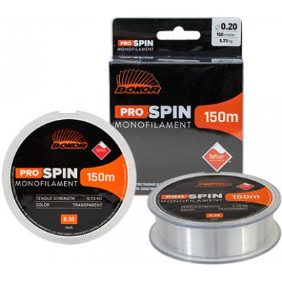 Bokor Pro Spin monofilament 150 m 0,18 mm – Zboží Mobilmania