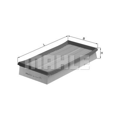 Vzduchový filtr MAHLE LX 692 – Hledejceny.cz