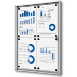 Jansen Display Economy interiérová vitrína 4 x A4 – Zboží Živě