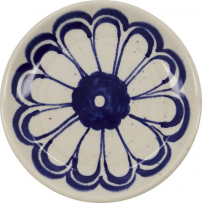 House Doctor Kameninový talířek Diva Blue 13 cm A, modrá barva, keramika – Zboží Mobilmania