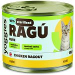 Yoggies RAGÚ pro kastrované kočky, kuřecí monoprotein 185g – Hledejceny.cz