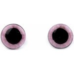 Glitrové bezpečnostní oči Ø10mm (Pár) Barva: Pudrová – Zboží Dáma