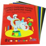 Barevné papíry školní lepící složka 8 listů – Zboží Dáma Barevné papíry školní lepící složka 8 listů – Zboží Dáma