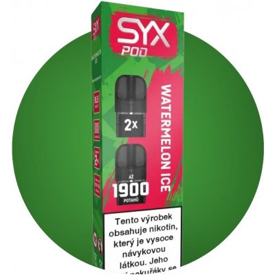 Syx Pod Watermelon Ice 16,5 mg 2x950 potáhnutí 1 ks – Zboží Dáma