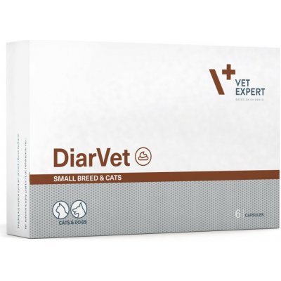 VetExpert Diarvet Small breed doplňky stravy pro psy a kočky 6 tablet – Hledejceny.cz