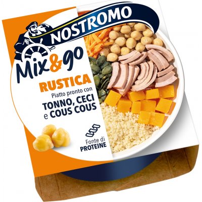 Nostromo Mix & go Rustica tuňák cizrna cous cous 190 g – Zboží Dáma