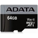 ADATA SDXC 64 GB UHS-I U3 ASDX64GUI3V30S-R – Hledejceny.cz