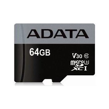 ADATA SDXC 64 GB UHS-I U3 ASDX64GUI3V30S-R