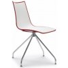 Jídelní židle Scab Design Zebra Bicolore otočná antracitová / bílá / zelená 2611