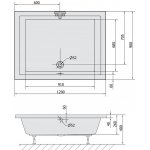 Polysan Deep 120 x 90 cm 72383 – Zboží Mobilmania