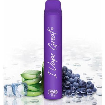 IVG Bar Plus Aloe Grape Ice 20 mg 600 potáhnutí 1 ks – Zbozi.Blesk.cz