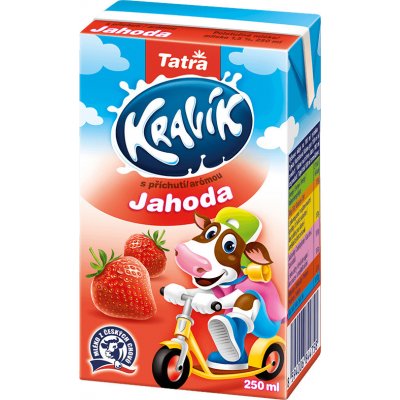 Tatra Kravík s jahodovou příchutí 1,5% 250ml – Zboží Dáma