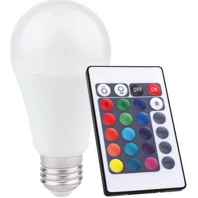 Ecolamp by eLight LED žárovka E27 RGB 10w 935 lm s ovladačem – Hledejceny.cz