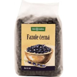 Bio nebio Fazole černá BIO RAW 0,5 kg