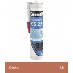 Ceresit CS 25 sanitární silikon 280 g clinker – Zboží Mobilmania