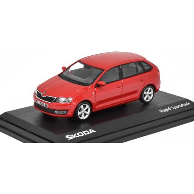 Abrex Škoda Rapid Spaceback 2013 Červená Corrida Uni 1:43