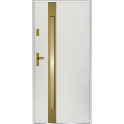 O.K. DOORS TEMIDAS INOX GOLD P55 bílé 90 P – Hledejceny.cz