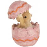 Dekorace králík v růžovém vejci 6*6*8 cm – Hledejceny.cz